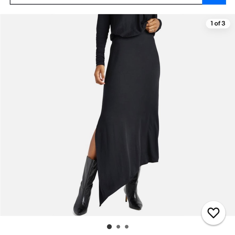 Splendid Chelsea Side Vent asymmetrical skirt - xs